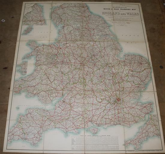 Early motorists map